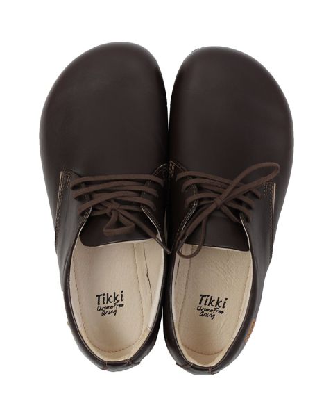 OUTLET Minimalist wide adult shoes ROOTS - Espresso