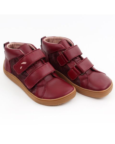 Semi-ghete barefoot MOON - Sangria  - Tikki Shoes