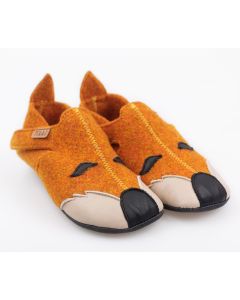 Felted wool shoes- Ziggy Fox 36-40 EU