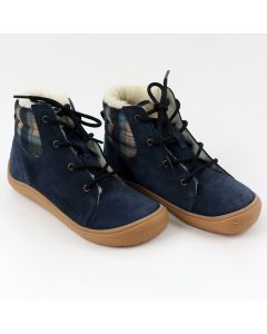 Barefoot boots BEETLE - Blue 24-29 EU