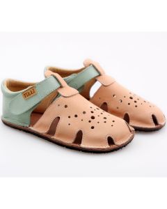 OUTLET - Barefoot sandals - Aranya Peach Duo 24-32 EU