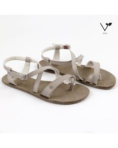 Sandale barefoot vegane SELENE - Taupe
