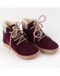 Barefoot boots BEETLE - Amarant 30-39 EU