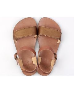 OUTLET - 'VIBE' barefoot women's sandals - Pearly Brown - in stock