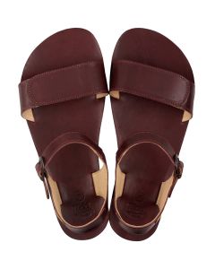 OUTLET - 'VIBE' barefoot women's sandals - Burgundy