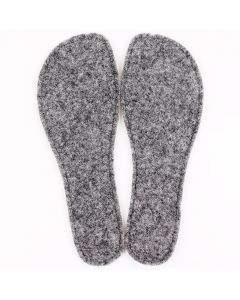 Felted wool insoles HARLEQUIN --Moon-Beetle