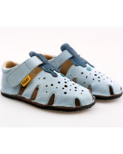 OUTLET - Barefoot sandals - Aranya Blue Ice 24-32 EU
