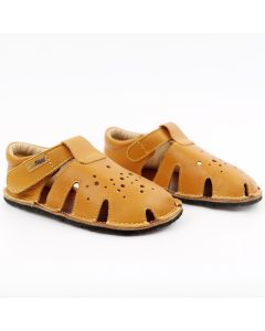 Sandale Barefoot Aranya piele 2021 - Mustard 22 EU