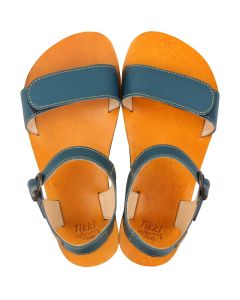 VIBE barefoot women's sandals - Petrol Blue