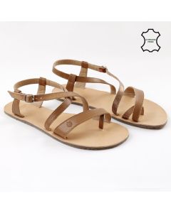 Sandale barefoot dama SELENE - Camel - Tikki Shoes