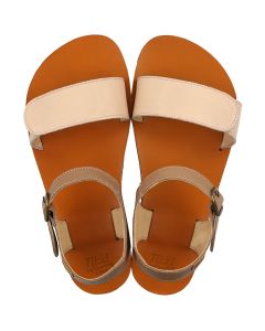 OUTLET - VIBE barefoot women's sandals - Nude Cappuccino