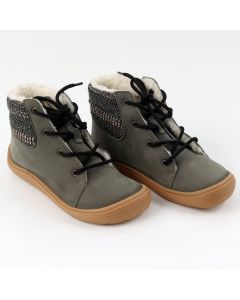 Vegan boots BEETLE - Khaki 19-23 EU