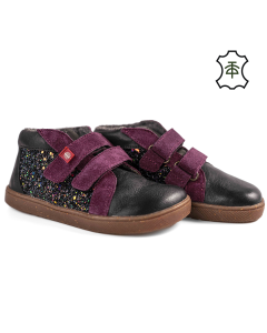 Semi-ghete barefoot FIREFLY - Purple - semiboots- Tikki Shoes