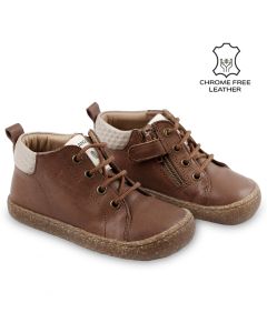 Semi-ghete barefoot MARBLE - Brown - Tikki Shoes