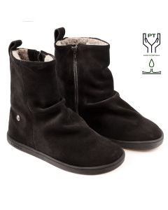 Barefoot boots VELVET - Black