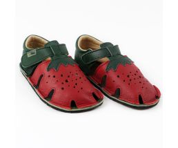 Sandale Barefoot Aranya piele Red Hood - Tikki Shoes